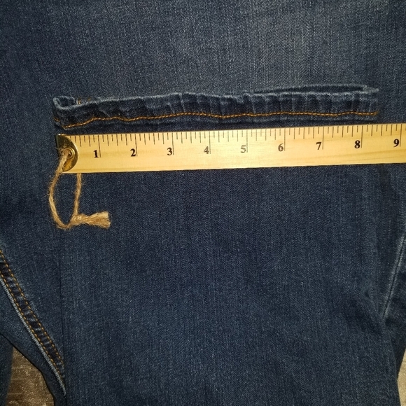 DC Womens Blue Straight Leg Jeans Label Reads Size 28P - Picture 8 of 13